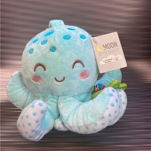 Moon and Stars Octopus Plush